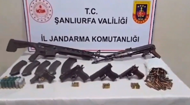 Şanlıurfa'nın üç ilçesinde silah operasyonu, 5 gözaltı
