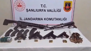 Şanlıurfa'nın üç ilçesinde silah operasyonu, 5 gözaltı