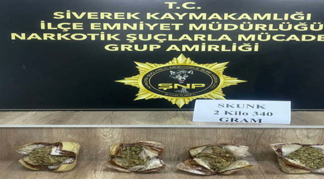 Siverek'te uyuşturucu operasyon, 1 gözaltı