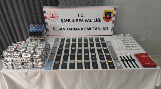Viranşehir'de çok sayıda kaçak ürünler ele geçirildi 