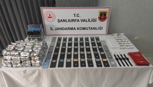 Viranşehir'de çok sayıda kaçak ürünler ele geçirildi 