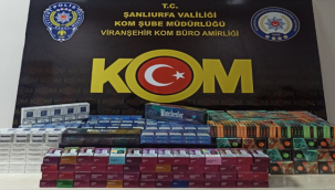 Viranşehir'de kaçak sigara operasyonu!