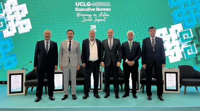  Başkan Gülpınar UCLG-Mewa Toplantısında Şanlıurfa'yı Anlattı