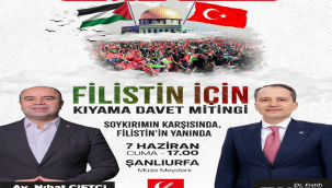 Başkan Nihat Çiftçi'den Filistin Mitingine Davet