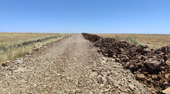 Büyükşehir'den Siverek Kırsalında Stabilize Yol Çalışması