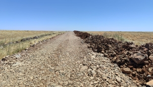 Büyükşehir'den Siverek Kırsalında Stabilize Yol Çalışması