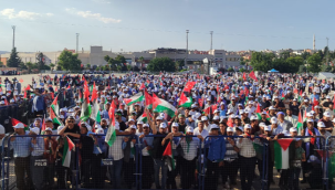 Erbakan'ın katılımıyla Filistin için Kıyama Davet' mitingi düzenlendi