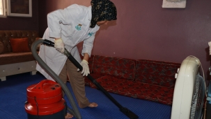 Haliliye Belediyesi İle Bayram Öncesi Haneler Temizleniyor