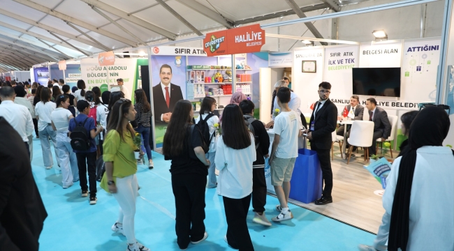 Haliliye Belediyesi sıfır atık projeleriyle çevrefeste'te ilgi görüyor 