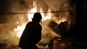 Haliliye'de korkutan yangın!