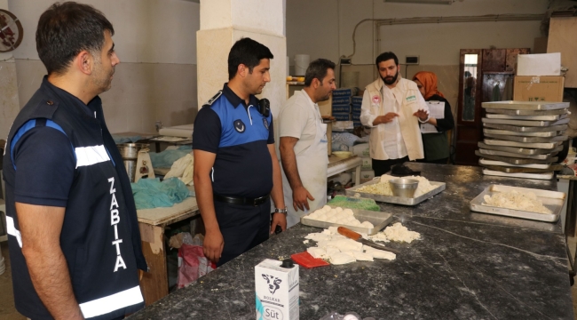 Haliliye'de Tatlı İmalatı Yapan İşletmeye Ceza Uygulandı 