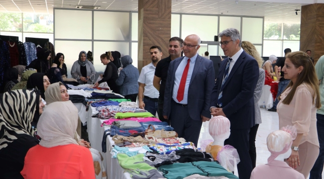 Karaköprü'de Kursiyerler Emeklerini Sergiledi