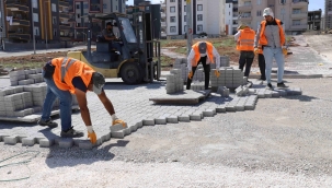 Karaköprü'de Üst Yapı Çalışmalarıyla Yollar Yenileniyor