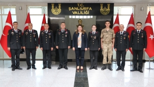 Komutan Avkıran, Vali Vekili Mercan'ı ziyaret etti