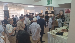 Kursiyerlerin sergisi büyük beğeni aldı 