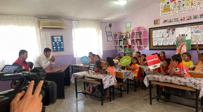Öğrencilere Anız yakmanın zararları hakkında eğitim varildi