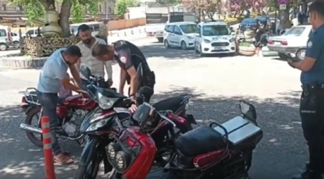 Şanlıurfa'da 18 motosiklet trafikten men edildi