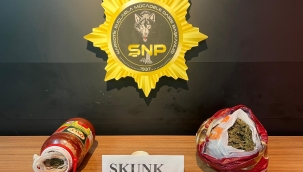 Şanlıurfa'da 2 Kilo 100 Gram Skunk maddesi ele geçirildi