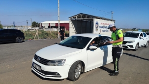 Şanlıurfa'da 365 araca cezai işlem uygulanırken 64 araç trafikten men edildi