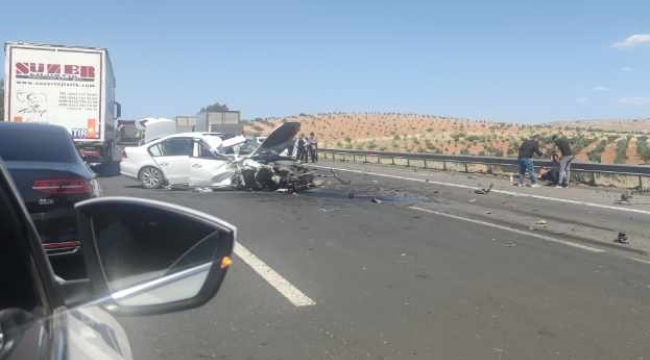 Şanlıurfa'da feci kaza, 1 ölü, 1 yaralı