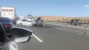 Şanlıurfa'da feci kaza, 1 ölü, 1 yaralı