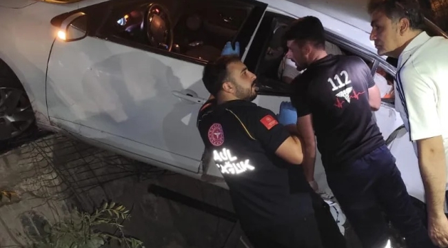 Şanlıurfa'da otomobil bahçeye düştü, 2 yaralı
