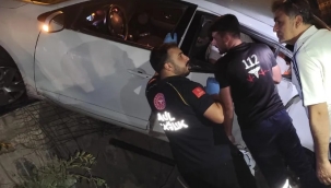 Şanlıurfa'da otomobil bahçeye düştü, 2 yaralı
