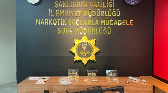 Şanlıurfa'da uyuşturucu operasyonu, 4 gözaltı