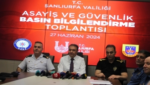 Şanlıurfa Valisi Hasan Şıldak, basın mensuplarıyla bir araya geldi