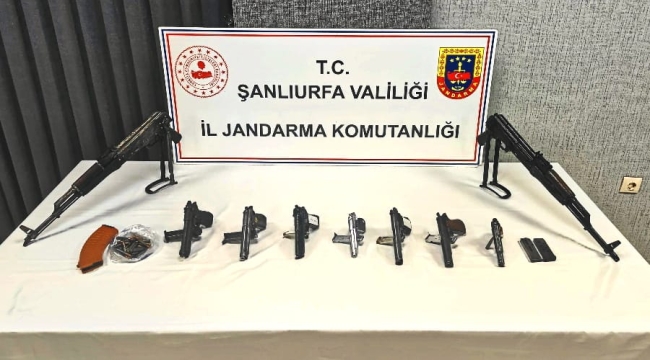 Viranşehir'de kaçak silah operasyonu!