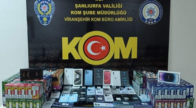 Viranşehir'de kaçakçılık operasyonu 