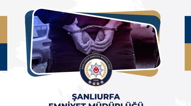 Akçakale'de 12 ayrı dosyadan aranan firari yakalandı