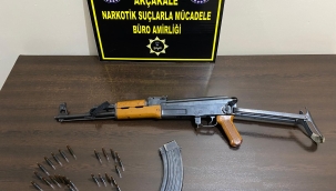 Akçakale'de silah operasyonu!