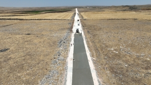 Büyükşehir'den Siverek'te Beton Yol Çalışması