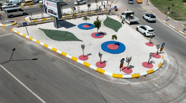 Şanlıurfa Büyükşehir Belediyesi'nden Kavşaklarda Revizyon Çalışması