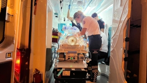 Şanlıurfa'da Meryem bebek için ambulans uçak