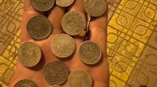 Şanlıurfa'da Osmanlı dönemine ait olan tarihi para ele geçirildi