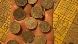 Şanlıurfa'da Osmanlı dönemine ait olan tarihi para ele geçirildi