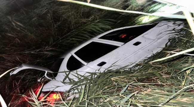 Şanlıurfa'da otomobil tahliye kanalına uçtu,1 yaralı