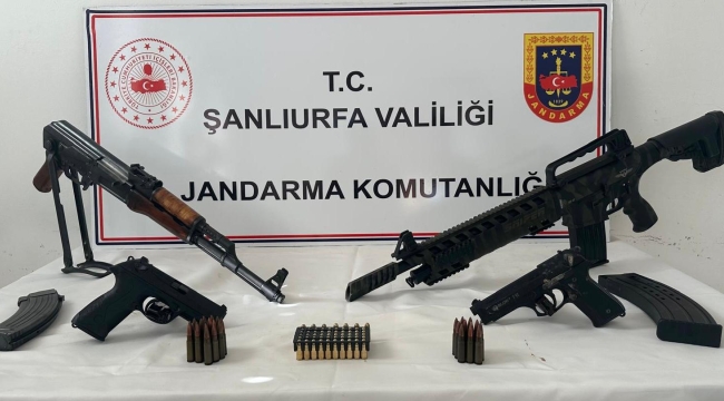 Şanlıurfa'da silah operasyonu 