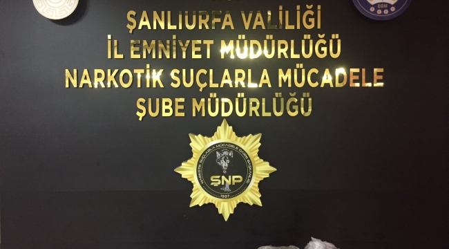 Şanlıurfa'da uyuşturucu operasyonu, 2 gözaltı