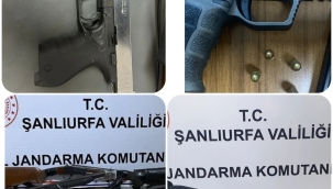 Şanlıurfa'da uyuşturucu ve silah operasyonu