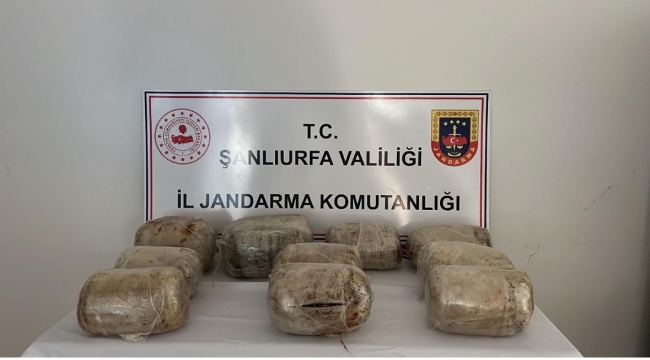 Şanlıurfa'da uyuşturucuyla operasyonu!