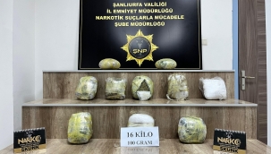 Şanlıurfa'da uyuşturucuyla operasyonu!