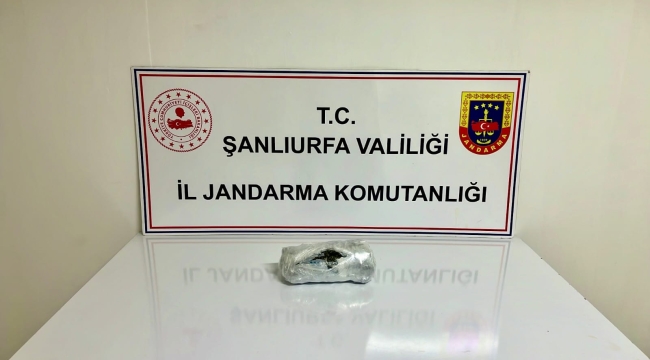 Şanlıurfa'da yolcu otobüsünde 1 kilo 500 gram uyuşturucu maddesi ele geçirildi