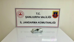 Şanlıurfa'da yolcu otobüsünde 1 kilo 500 gram uyuşturucu maddesi ele geçirildi