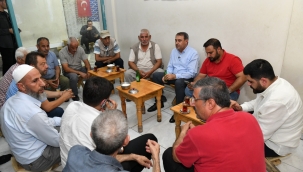 Vali Şıldak çarşıda esnafın arasındaydı 