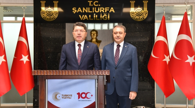 Adalet Bakanı Yılmaz Tunç, Şanlıurfa Valiliğini ziyaret etti