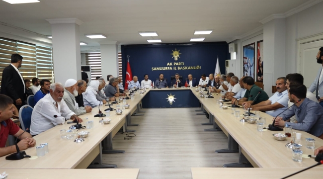 AK Parti Şanlıurfa İl Başkanı Mehmet İlhami Günbegi görevine başladı