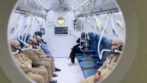 Hiperbarik oksijen tedavi merkezi bölgeye hitap ediyor.